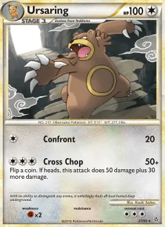 Ursaring, Unleashed 27/95