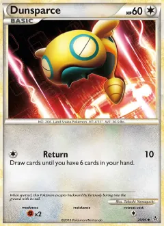 Dunsparce, Unleashed 29/95
