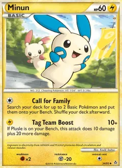 Minun, Unleashed 34/95