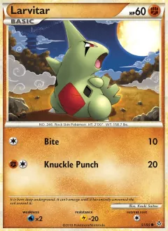 Larvitar, Unleashed 51/95