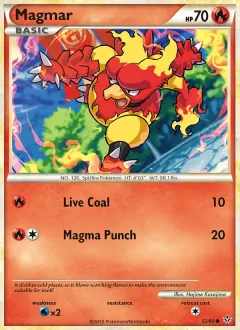 Magmar, Unleashed 52/95
