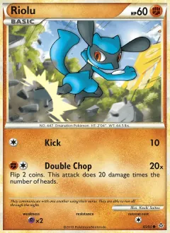 Riolu, Unleashed 60/95