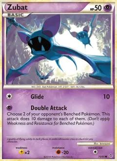 Zubat, Unleashed 70/95