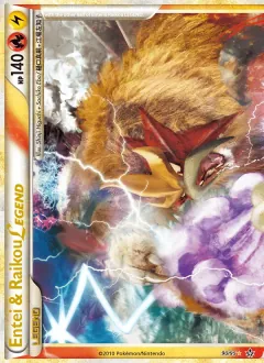Entei & Raikou LEGEND, Unleashed 90/95