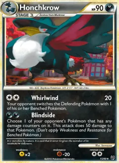 Honchkrow, Undaunted 15/90