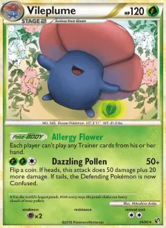 Vileplume, Undaunted 24/90