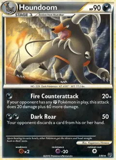 Houndoom, Undaunted 5/90