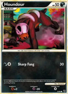 Houndour, Undaunted 53/90
