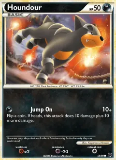 Houndour, Undaunted 54/90
