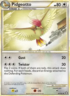 Pidgeotto, Triumphant 47/102