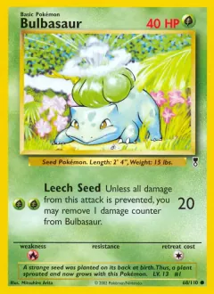 Bulbasaur, Legendary Collection 68/110