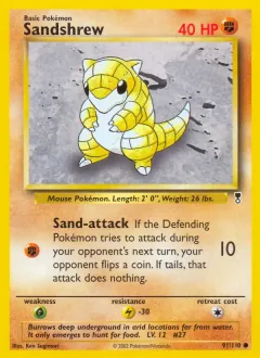 Sandshrew, Legendary Collection 91/110
