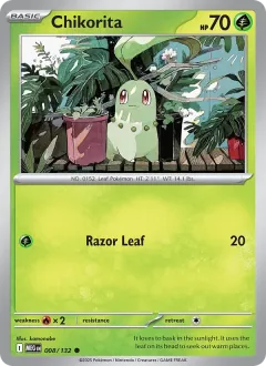 Chikorita, Mega Evolution 008/132