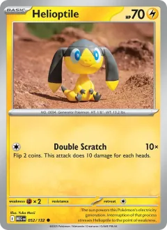 Helioptile, Mega Evolution 052/132