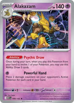 Alakazam, Mega Evolution 056/132