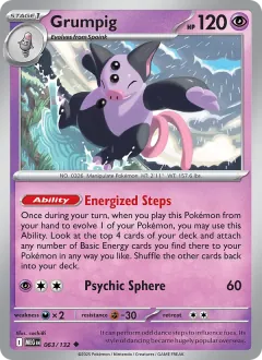 Grumpig, Mega Evolution 063/132