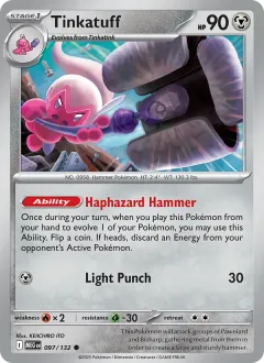 Tinkatuff, Mega Evolution 097/132