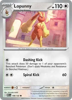 Lopunny, Mega Evolution 108/132