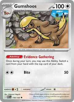 Gumshoos, Mega Evolution 110/132