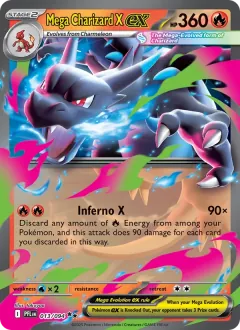 Mega Charizard X ex, Phantasmal Flames 013/94