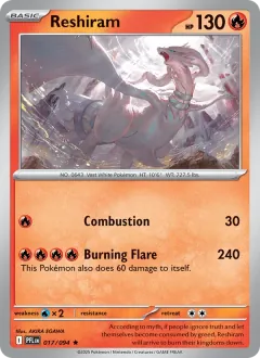 Reshiram, Phantasmal Flames 017/94