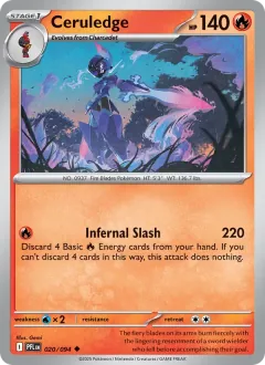 Ceruledge, Phantasmal Flames 020/94