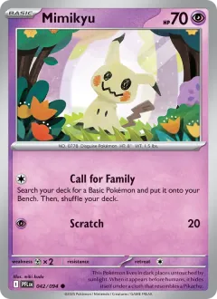 Mimikyu, Phantasmal Flames 042/94