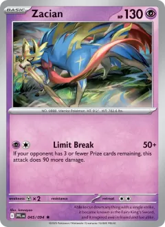 Zacian, Phantasmal Flames 045/94