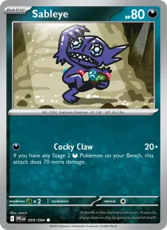Sableye, Phantasmal Flames 059/94