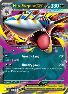 Mega Sharpedo ex, Phantasmal Flames 061/94
