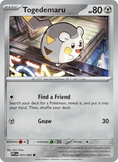 Togedemaru, Phantasmal Flames 073/94
