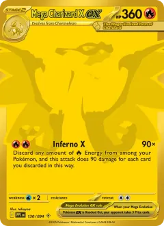 Mega Charizard X ex, Phantasmal Flames 130/94