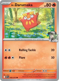 N's Darumaka, Ascended Heroes 032/217
