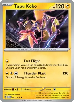 Tapu Koko, Ascended Heroes 067/217
