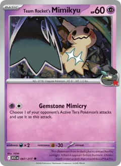 Team Rocket's Mimikyu, Ascended Heroes 097/217
