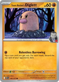 Team Rocket's Diglett, Ascended Heroes 100/217