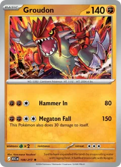 Groudon, Ascended Heroes 108/217