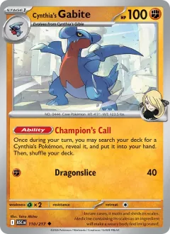 Cynthia's Gabite, Ascended Heroes 110/217