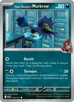 Team Rocket's Murkrow, Ascended Heroes 126/217