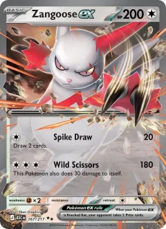 Zangoose ex, Ascended Heroes 167/217