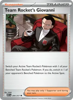Team Rocket's Giovanni, Ascended Heroes 204/217
