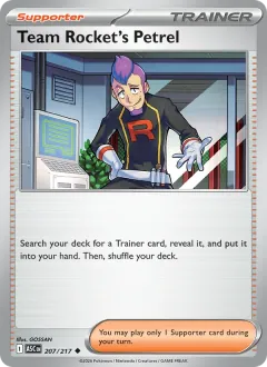 Team Rocket's Petrel, Ascended Heroes 207/217