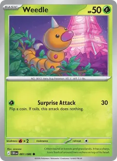 Weedle, Chaos Rising 001/86