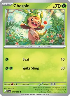 Chespin, Chaos Rising 005/86