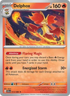 Delphox, Chaos Rising 013/86