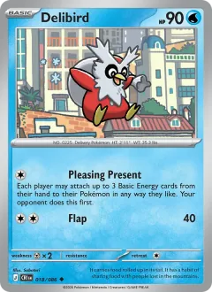 Delibird, Chaos Rising 018/86