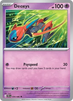 Deoxys, Chaos Rising 034/86