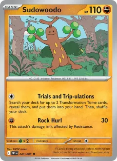Sudowoodo, Chaos Rising 043/86