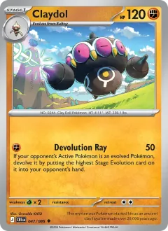Claydol, Chaos Rising 047/86