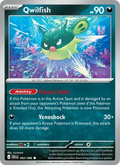 Qwilfish, Chaos Rising 052/86